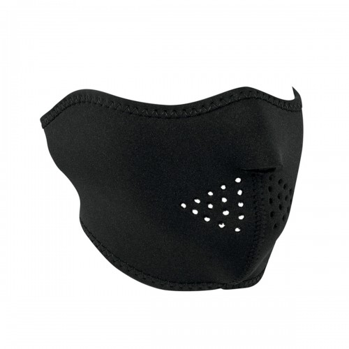 ZANheadgear Neoprene Half-Face Face Mask Black