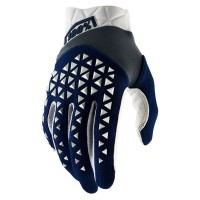 100% Airmatic Gloves Navy/White/Steel