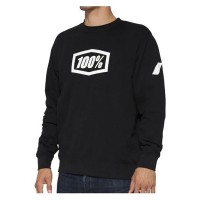 100% Icon Crewneck Pullover Black