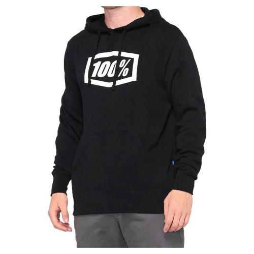 100% Essential Pullover Hoodie Black