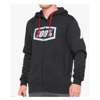 100% Syndicate Zip Fleece Hoodie Black