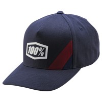 100% Cornerstone X-Fit Snapback Cap Steel