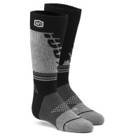 100% Torque Youth Moto Socks Black/Grey