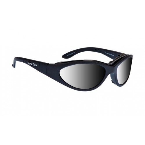 Ugly Fish Slim RS04282 Glasses Matt Black Frame + Smoke Lens