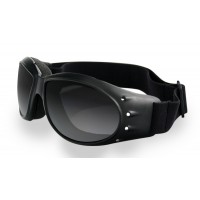 Bobster Eyewear Cruiser Goggles Black + Anti-fog Smoke Lens