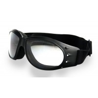 Bobster Eyewear Cruiser Goggles Black + Anti-fog Clear Lens