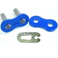 EK Chains 420 Heavy Duty Motocross Chain Blue Clip Link