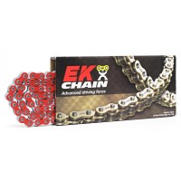 EK Chains 420 Heavy Duty Motocross Chain Red - 130 Link