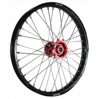 XTech Wheel Rim Front (1.60 X 21) Black Rim/Red Hub/Silver Spokes