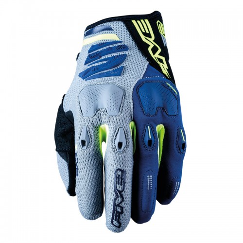 Five E2 Enduro Glove Grey/Fluro
