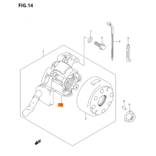 Suzuki Stator Assy