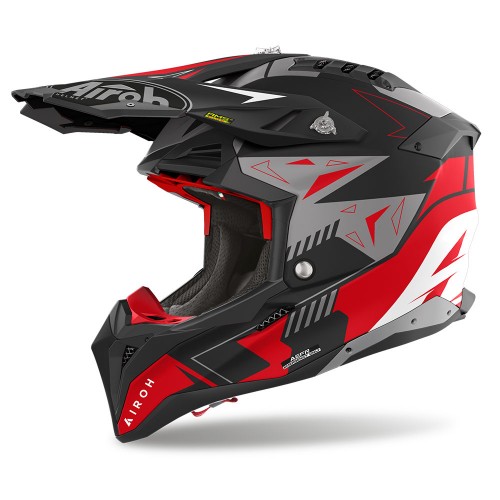 Airoh Aviator 3 Helmet Spin Red Matt