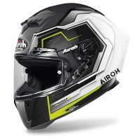 Airoh GP550 S Helmet Rush White/Yellow Gloss