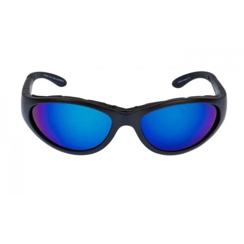 Ugly Fish Glide RS03282 Glasses Matt Black Frame + Blue Revo Lens