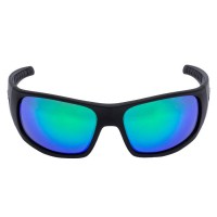 Ugly Fish Maxx RS171 Glasses Matt Black Frame + Green Revo Lens