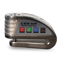 Lok-Up Alarm Disc Lock 6mm Pin 130DB Silver