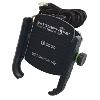 Interphone Motocradle With USB Fast Charger + Scooter Adapter