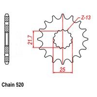 RK Front Steel Sprocket (520)