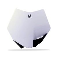 Polisport Front Number Plate White