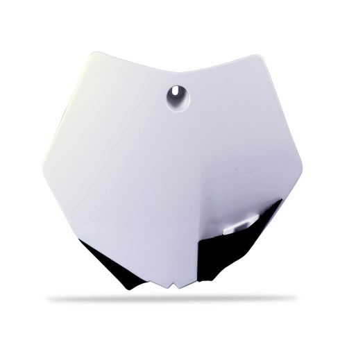 Polisport Front Number Plate White