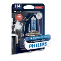 Bulb - Halogen - 12V 60/55W H4 P43T-38 BW Crystal Vision