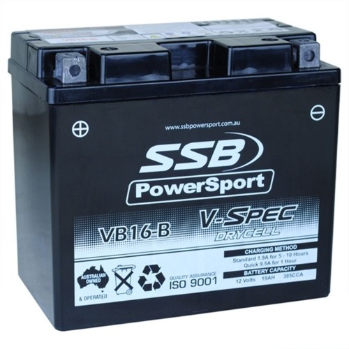 SSB 12V V-Spec High Performance AGM Battery - VB16-B
