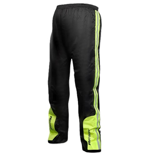 MotoDry Lightening Rain Pants Black/Fluro