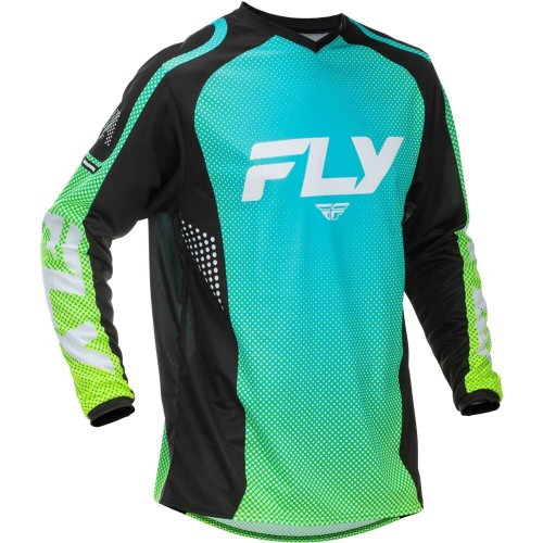 Fly F-16 Jersey Aqua/Black/White