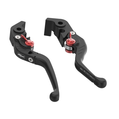 Evotech Evo Folding Clutch and Short Brake Lever Set - Ducati