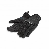 Ducati City C4 Fabric-Leather Gloves Black