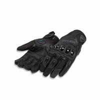 Ducati City C4 Fabric-Leather Gloves Womans Black