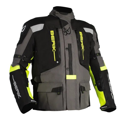 Berik Explorer-Adv Textile Jacket Black/Grey/Hi-Viz