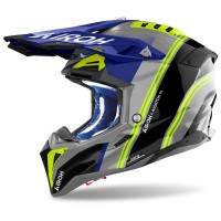 Airoh Aviator 3 Helmet Hima Blue Gloss