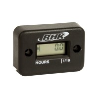 RHK Black Hour Meter - Includes Free Mounting Bracket