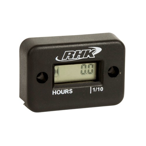 RHK Black Hour Meter - Includes Free Mounting Bracket