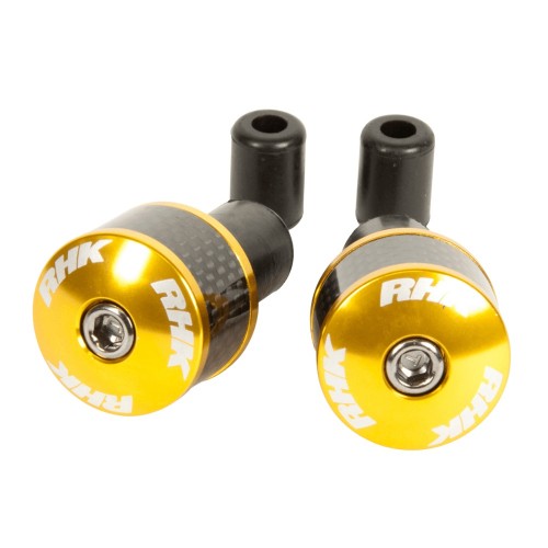 RHK Gold Carbon Handlebar Bar Ends