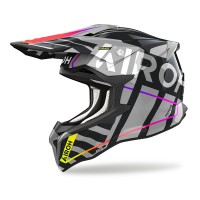 AIROH Stryker Brave Grey Gloss Helmet