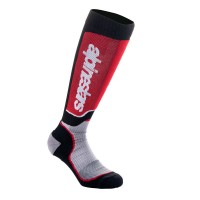 Alpinestar MX Plus Socks - Black/Grey/Red