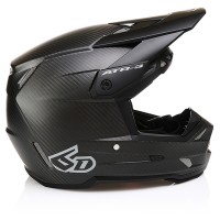 6D ATR-3 Helmet Matte Black Carbon