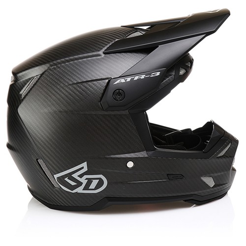 6D ATR-3 Helmet Matte Black Carbon