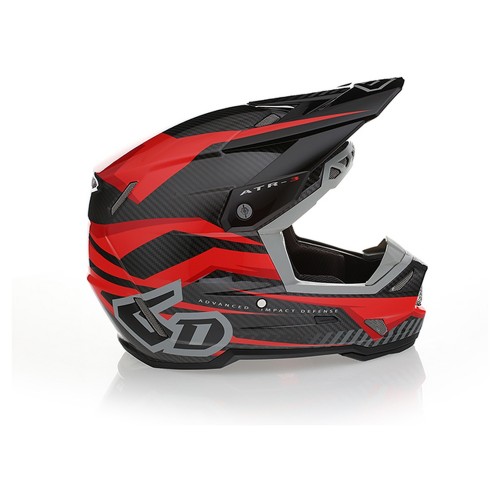 6D ATR-3 Helmet Rival - Gloss Red