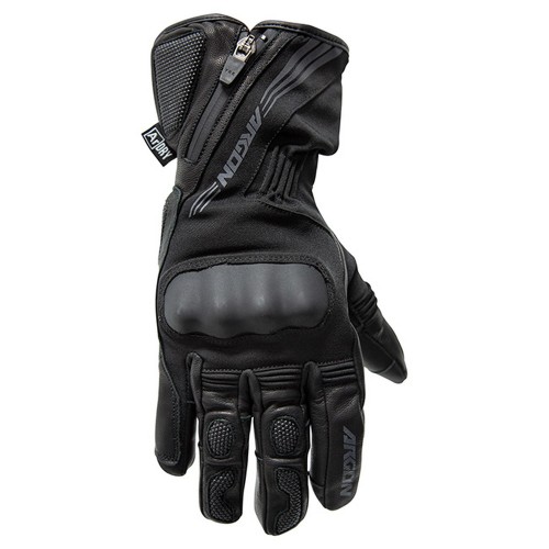 Argon Ascot Leather Gloves - Black