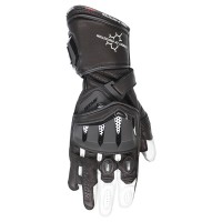Argon Mission 2 Leather Gloves - Black/White