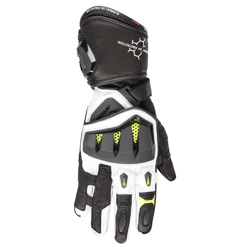 Argon Mission 2 Leather Gloves - Black/Yellow