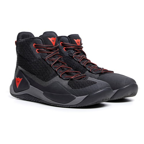 Dainese Atipica Air 2 Shoes - Black/Fluoro Red