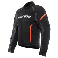 Dainese Air Frame 3 Textile Jacket - Black/Fluoro Red