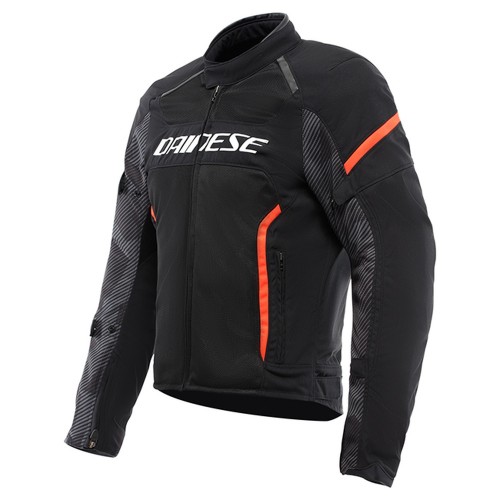 Dainese Air Frame 3 Textile Jacket - Black/Fluoro Red