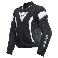 Dainese Avro 5 Textile Jacket - Black/White/Black
