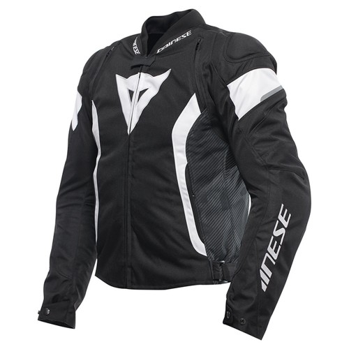Dainese Avro 5 Textile Jacket - Black/White/Black