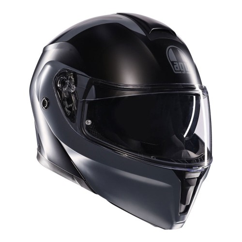 AGV Streetmodular Resia Matte Black/Grey Helmet